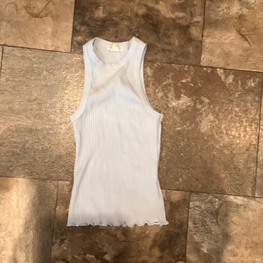 Billabong Light Blue Ribbed Tank Top